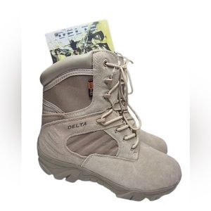 Mens Work Boots Waterproof LaceUp Tactical Boots Size 11